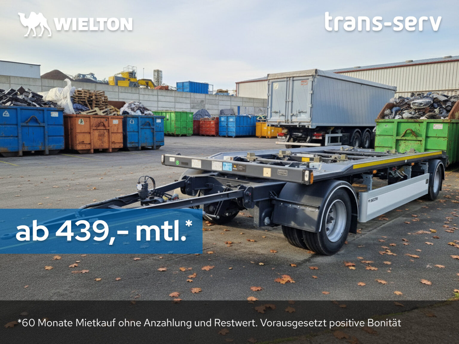 Abrollcontainer-Anhänger ab 439,- mtl.