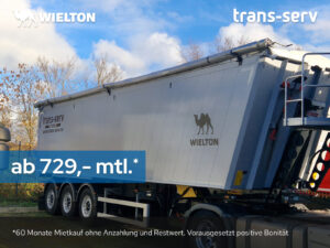 Wielton WEIGHT MASTER 55m³ Alu-Kastenmulde Kombitür